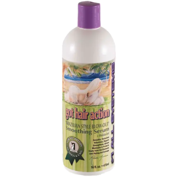 #1 All Systems Got Hair Action Brazilian Style Blow-Out Smoothing Serum + Moisturizer tratament - 473 ml