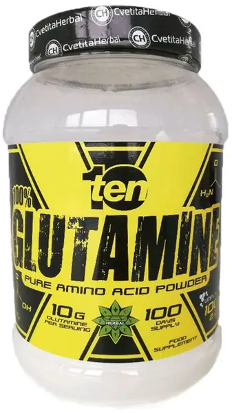 10/ten Glutamine, 1000 g, Cvetita Herbal