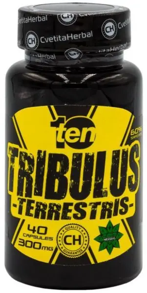 10/ten Tribulus Terrestris, 300 mg, 40 capsule, Cvetita Herbal