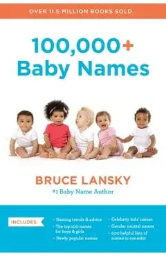 100,000+ Baby Names: The Most Helpful, Complete, and Up-To-Date Name Book - Bruce Lansky