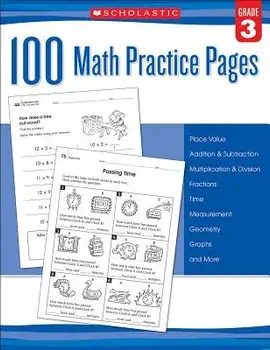 100 Math Practice Pages (Grade 3), Paperback/Scholastic