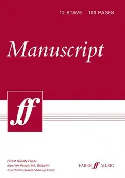 100-page A4 Manuscript Pad, 12-stave, Sheet Map/***