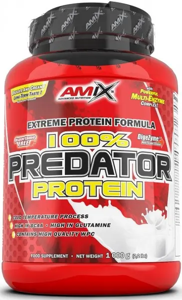 100% Predator Protein, căpșună, 1000 g, Amix