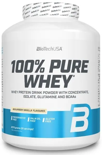 100% Pure Whey, vanilie bourbon, 2270 g, BioTech USA