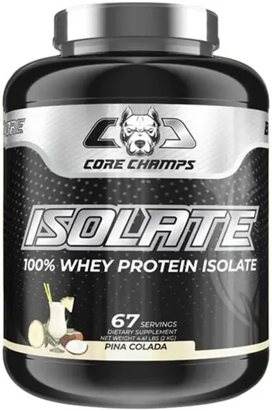 100% Whey Isolate, pina colada, 2000 g, Core Champs by Kai Greene