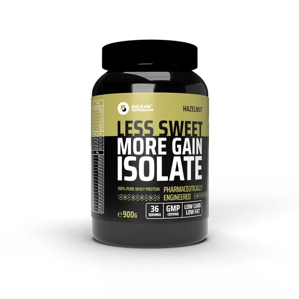100% Whey Protein Isolate cu arome, 900g - Alune
