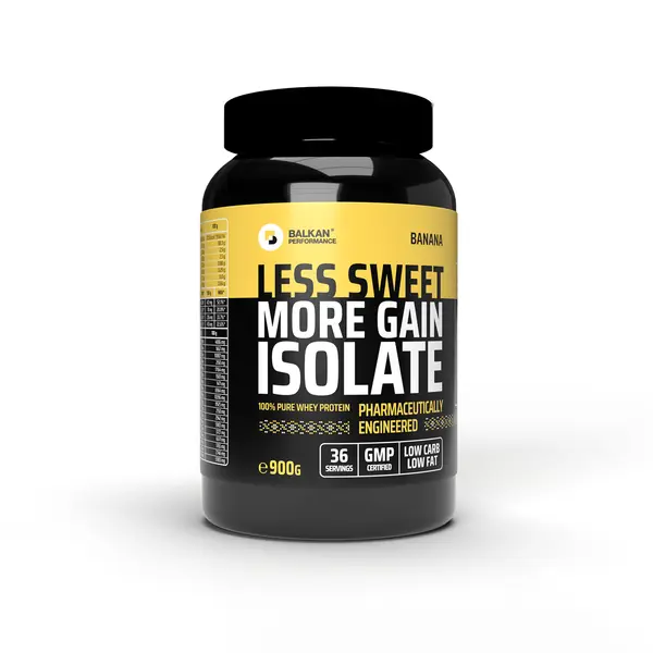 100% Whey Protein Isolate cu arome, 900g - Banană