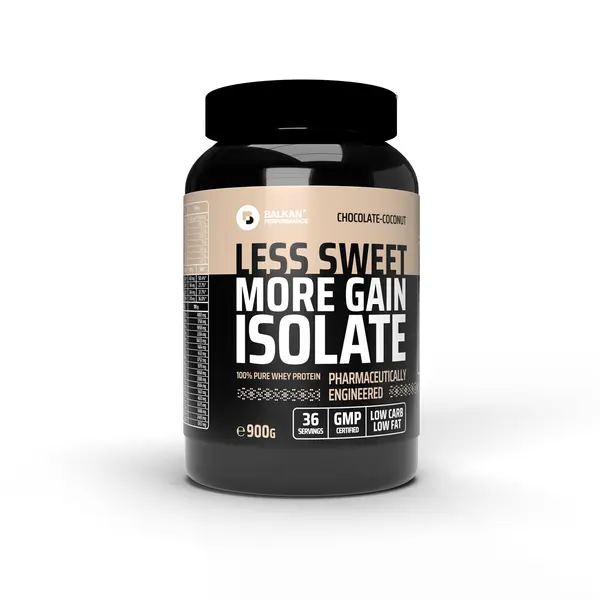 100% Whey Protein Isolate cu arome, 900g - Ciocolată și cocos