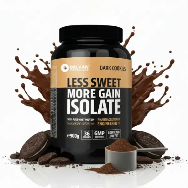 100% Whey Protein Isolate cu arome, 900g - Oreo
