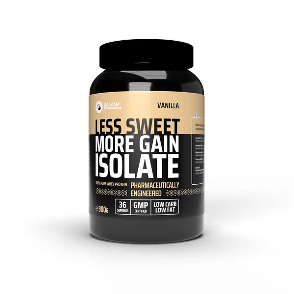 100% Whey Protein Isolate cu arome, 900g - Vanilie