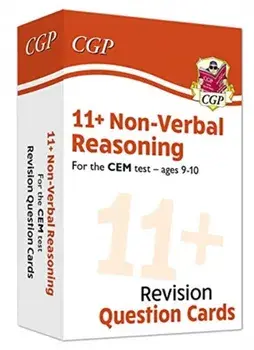 11+ CEM Revision Question Cards: Non-Verbal Reasoning - Ages 9-10, Hardback/CGP Books