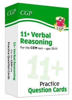 11+ CEM Verbal Reasoning Revision Question Cards - Ages 10-11, Hardback/CGP Books