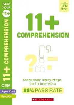 11+ English Comprehension Practice and Assessment for the CEM Test Ages 10-11, Paperback/Tracey Phelps