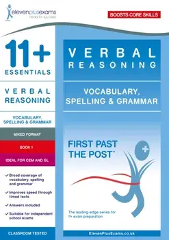 11+ Essentials Verbal Reasoning: Vocabulary, Spelling & Grammar Book 1, Paperback/***