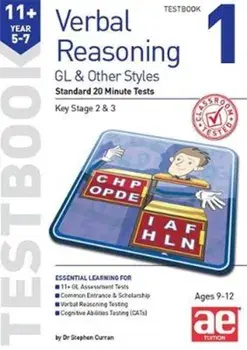 11+ Verbal Reasoning Year 5-7 GL & Other Styles Testbook 1. Standard 20 Minute Tests, Paperback/Stephen C. Curran