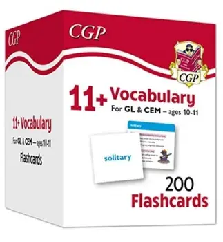 11+ Vocabulary Flashcards for Ages 10-11 - Pack 1, Hardback/CGP Books