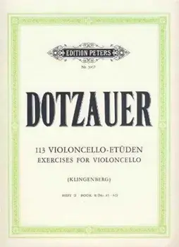 113 Cello Exercises Vol2 3562/FRIEDRICH DOTZAUER