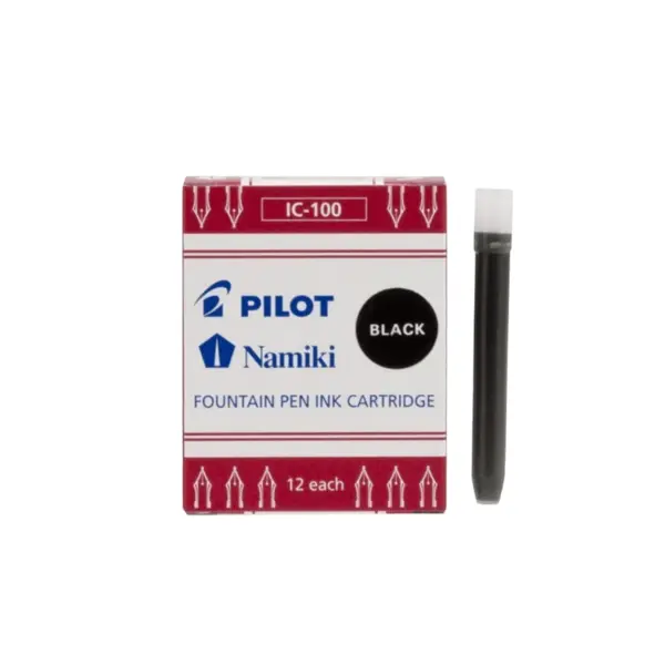 12 seturi x 12 buc rezerve stilou Pilot negru 12 seturi x 12 buc rezerve stilou Pilot negru