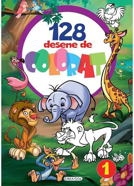 128 desene de colorat - Volumul I |