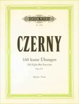 160 Eight Bar Exercises Op 821 Piano/CARL CZERNY