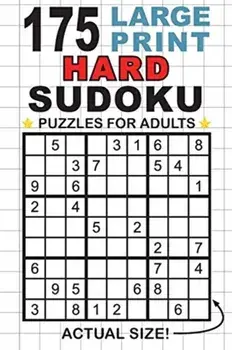 175 Large Print Hard Sudoku Puzzles for Adults: Only One Puzzle Per Page! (Pocket 6"x9" Size), Paperback/Lauren Dick