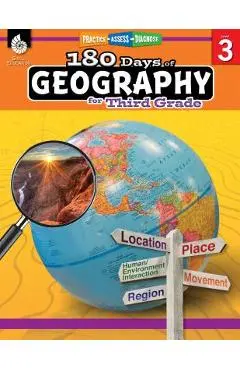 180 Days of Geography for Third Grade: Practice, Assess, Diagnose - Saskia Lacey