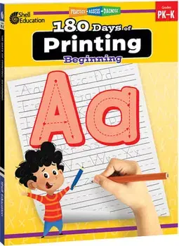 180 Days of Printing: Beginning: Practice, Assess, Diagnose, Paperback/Shell Education