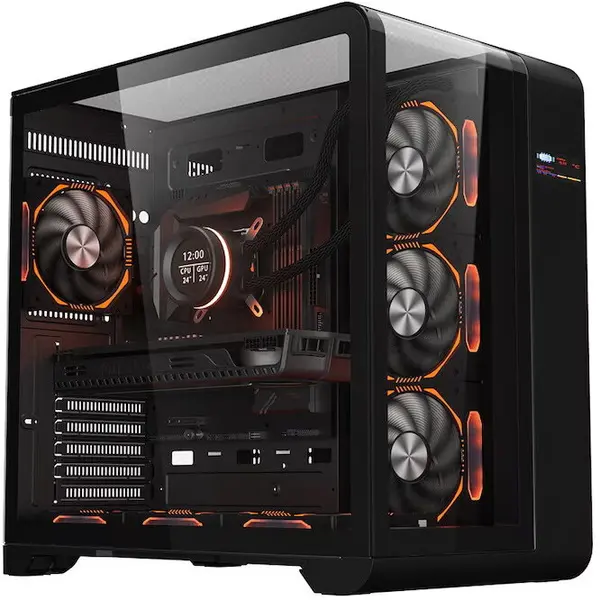 1st PLAYER Carcasa 1STPLAYER Gaming RT7, Negru