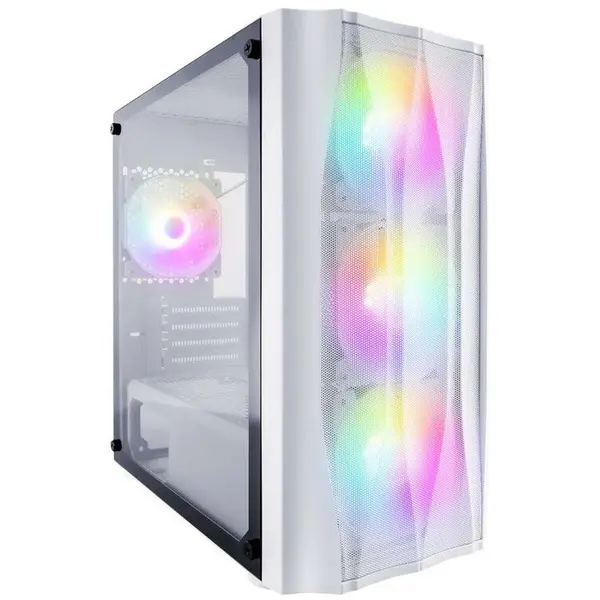 1st PLAYER Carcasa 1STPLAYER Gaming X3-M-4F1-W-WH