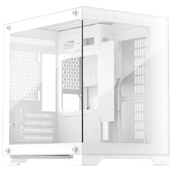 1st PLAYER Carcasa PC 1STPLAYER Gaming MV5 TP, Micro-ATX, alb
