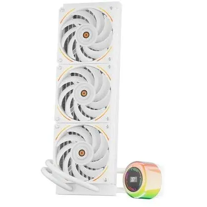 1st PLAYER Cooler Procesor 1st PLAYER CC 360, iluminare aRGB, 3 x 120mm, Alb