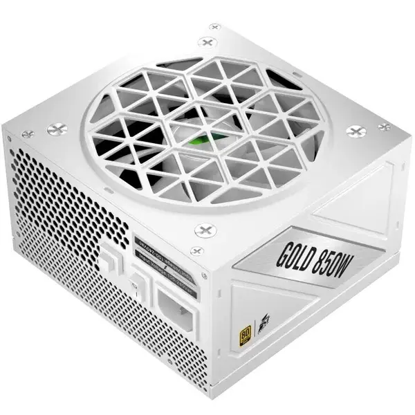 1st PLAYER Sursa de alimentare PC 1stPlayer 850W, 80 PLUS Gold, Full Modular, ATX 3.1, PCIe 5.1, MES ID, NGDP HA-850BA4-Wh, Alb