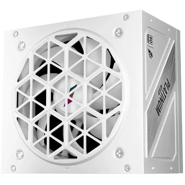 1st PLAYER Sursa de alimentare PC 1stPlayer NGDP HA-1000BA3WH, ATX 3.0, 1000W Platinum, Alba
