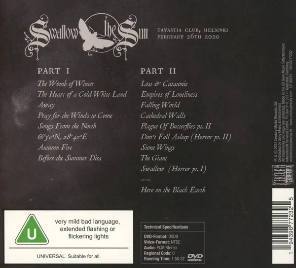 20 Years of Gloom, Beauty And Despair - Live In Helsinki (2xCD+DVD) | Swallow The Sun