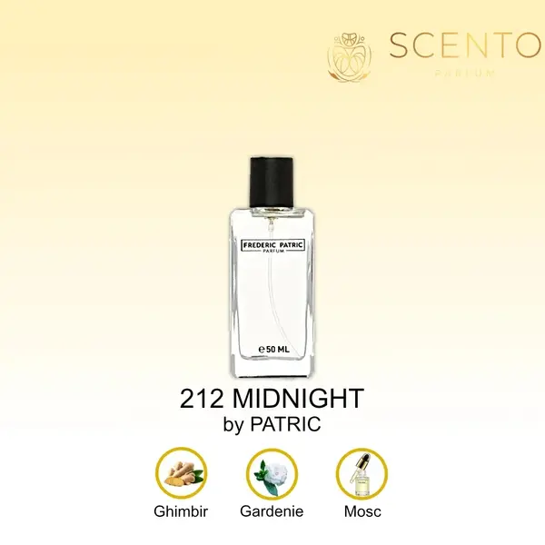 212 Midnight by Patric (C-1), apa de parfum 50ml, barbati