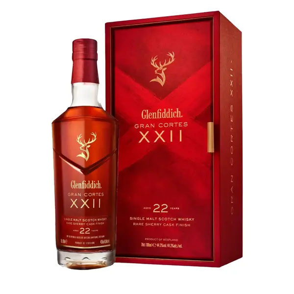 22 year old gran cortes single malt 700 ml