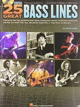 25 Great Bass Lines. Transcriptions * Lessons * Bios * Photos/Glenn Letsch