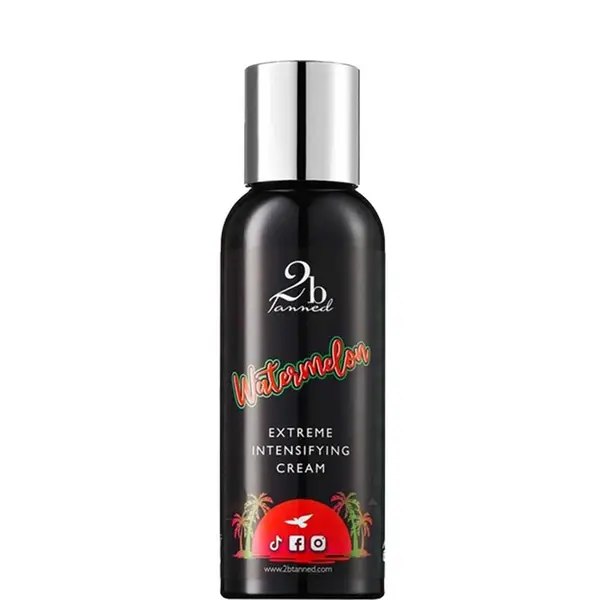 2bTanned Travel Size Intensifying Tanning Cream 100ml - Watermelon
