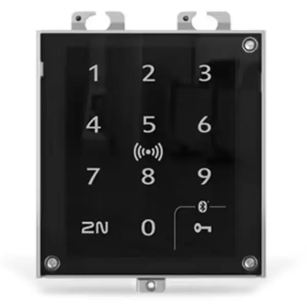 2N Modul de control acces hibrid 2N 91550947, Tastatura Tactila, Bluetooth, Cititor RFID Securizat, pentru interfoane modulare din seriile 2N IP Verso, IP Verso 2.0 si 2N LTE Verso