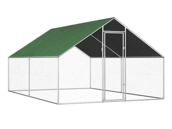 2x4 m Cotet / Tarc pasari din otel galvanizat - Default Title