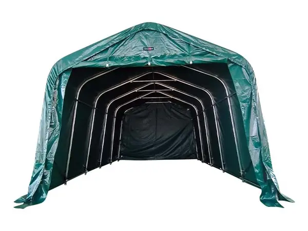 3,3x6m Garaj tip Cort PVC 450 g/m²- verde - pentru Masini Motociclete Biciclete - Default Title
