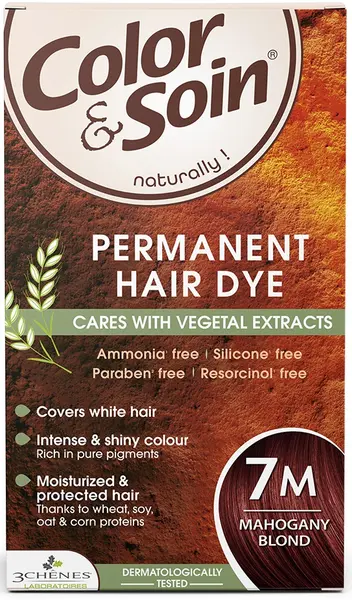 3 Chenes Color & Soin Vopsea de păr, 7M Culoare blond mahon