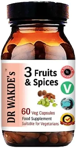 3 Fructe & Condimente, 60 capsule, Dr Wakde's