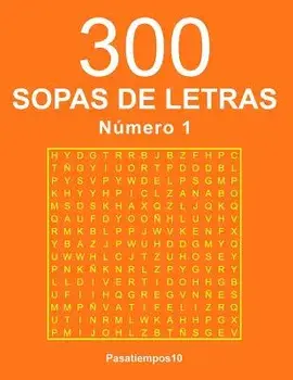 300 Sopas de letras - N. 1, Paperback/Pasatiempos10