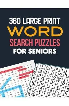 360 Large Print Word Search Puzzles for Seniors: Word Search Brain Workouts, Word Searches to Challenge Your Brain, Brian Game Book for Seniors in Thi - Voloxx Studio