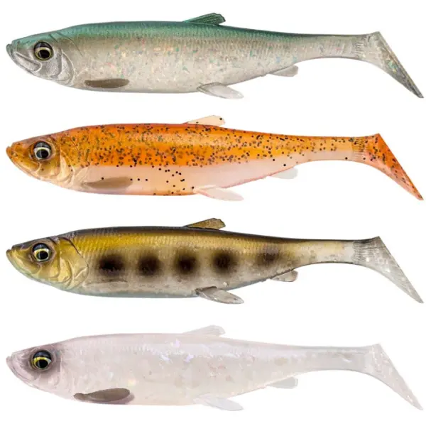3D Herring 9cm 5g 4buc Clear Water Mix