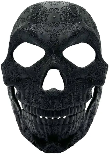 3D Print 3D Morph Lab - Catrina, mască de purtat, negru