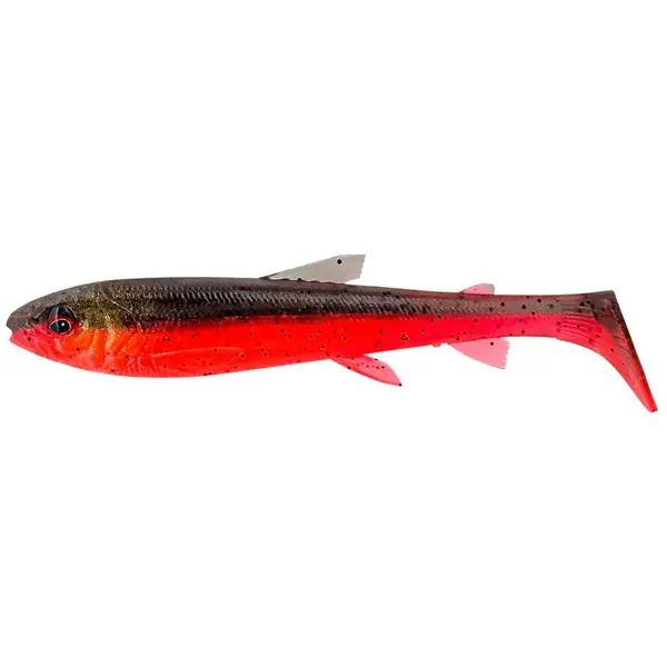 3D Whitefish Shad 9cm 7g 4buc Black Red