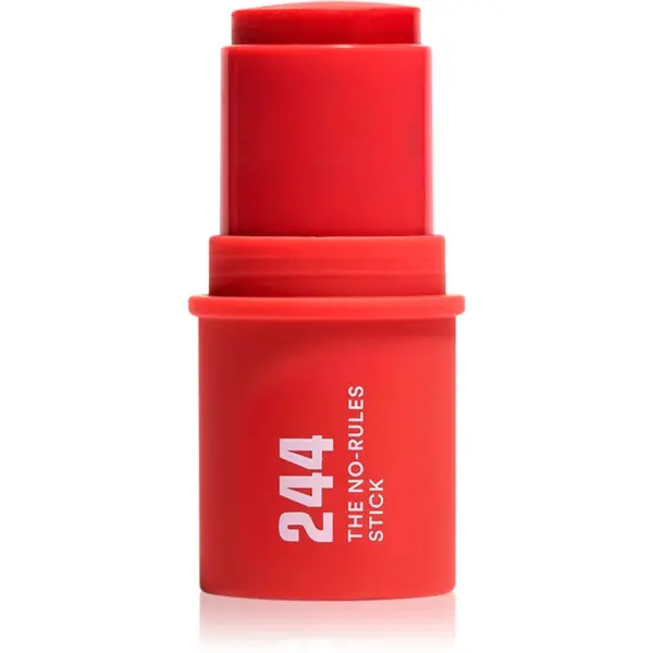 3INA The No-Rules Stick Mini dermatograf multifuncțional pentru ochi, buze și obraji culoare 244 - Red 3.5 g
