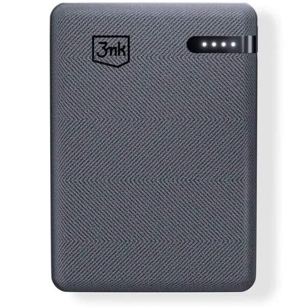 3MK Baterie Externa 3MK Pocket, 5000mAh, 12W, 1 x USB-C, Gri